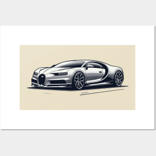 Bugatti Chiron Posters and Art